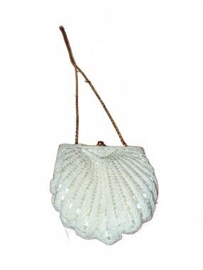 Le Regale Handmade Beaded Shell Evening Bag